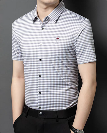 Ethereal Grid Luxe Shirt